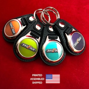 2-Pack of Key Rings for Honda CB550 Four Keychain Fob
