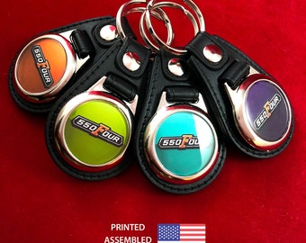 2-Pack of Key Rings for Honda CB550 Four Keychain Fob