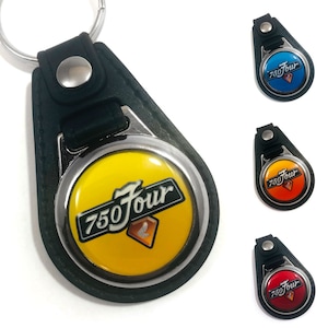 Key Fob Key Ring Keychain For Honda CB750 (2-Pack)