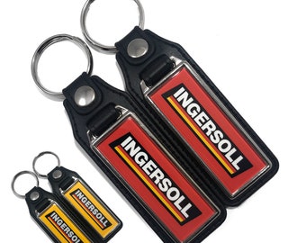 Keychain Fob Key Rings for Classic Ingersoll Garden Tractor (2-pack)