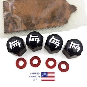 Tire Valve Stem Caps for Toyota tEq (Set of 4)