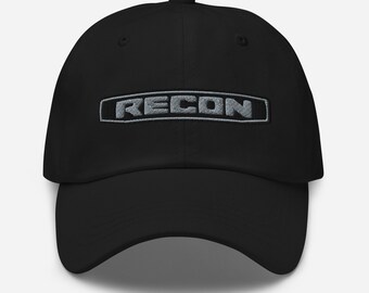 Gorra de béisbol bordada con el emblema de Recon Fourtrax