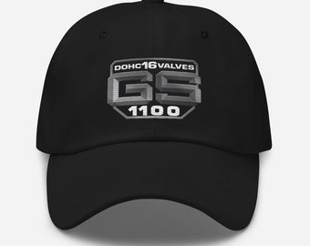 GS1100 Embroidered Baseball Hat - Silver Emblem