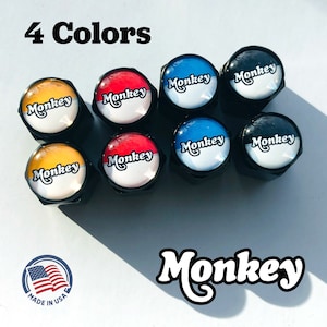 Tire Valve Stem Caps for Honda Monkey Bike (1 Pair)
