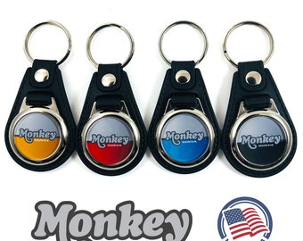 2-Pack of Key Rings for Honda Monkey Bike Keychain Fob - 2022 COLORS