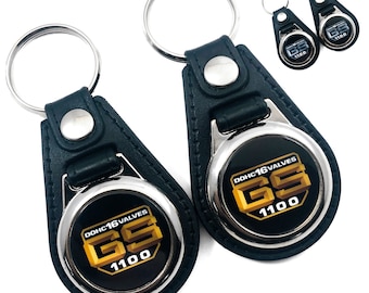 2-Pack of Key Rings  Keychain Fob Compatible with Suzuki GS1100