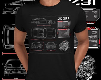 300ZX Z31 Blueprint Short-Sleeve Unisex T-Shirt