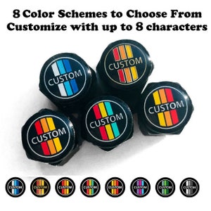 Custom Tire Valve Stem Caps (Set of 4)