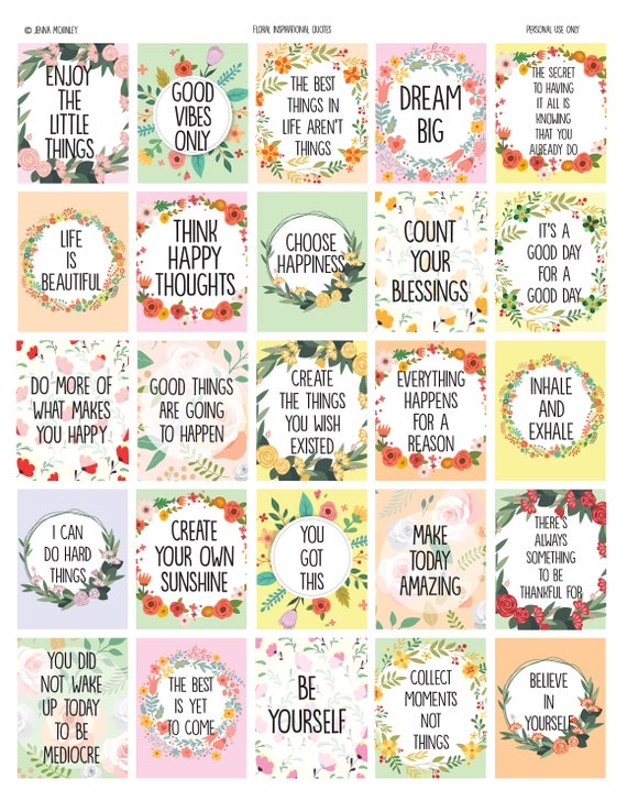 Magic Quote headers Planner Stickers – Dicope Stickers