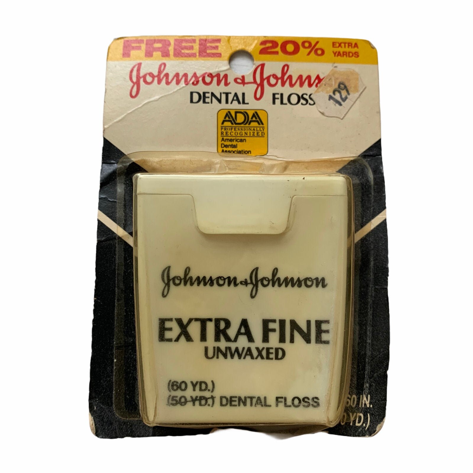 Vintage 1987 Johnson & Johnson Dental Floss Extra Fine Etsy