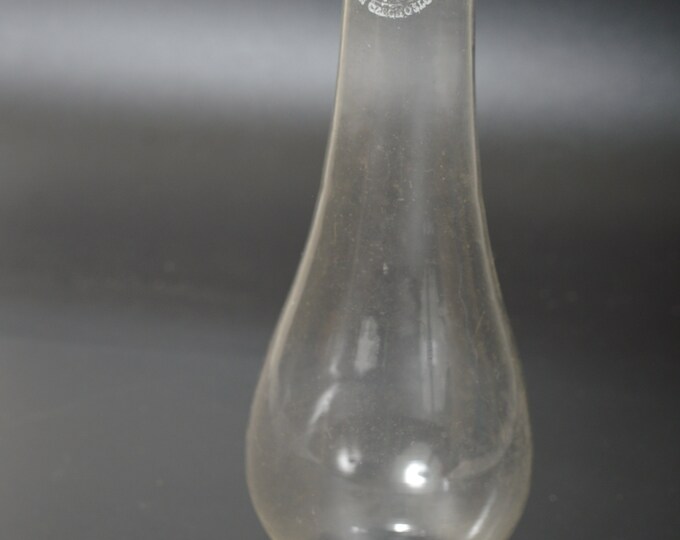 Oil lamp tube stamped crystal
