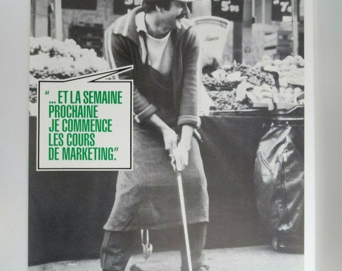 Poster "1st Grand Prix de golf de la pub" 1970