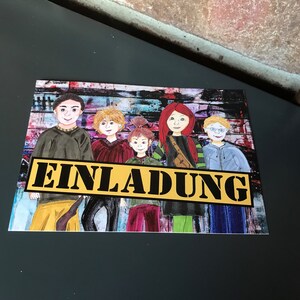 Einladungskarte, Geburtstag, Kindergeburtstag, Geburtstagsfeier, Themengeburtstagsfeier