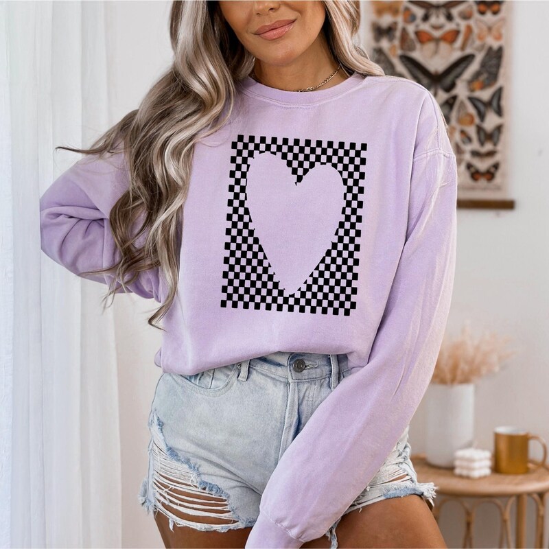 Checkered Heart Snapback