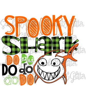 Spooky Shark Sublimation Transfer