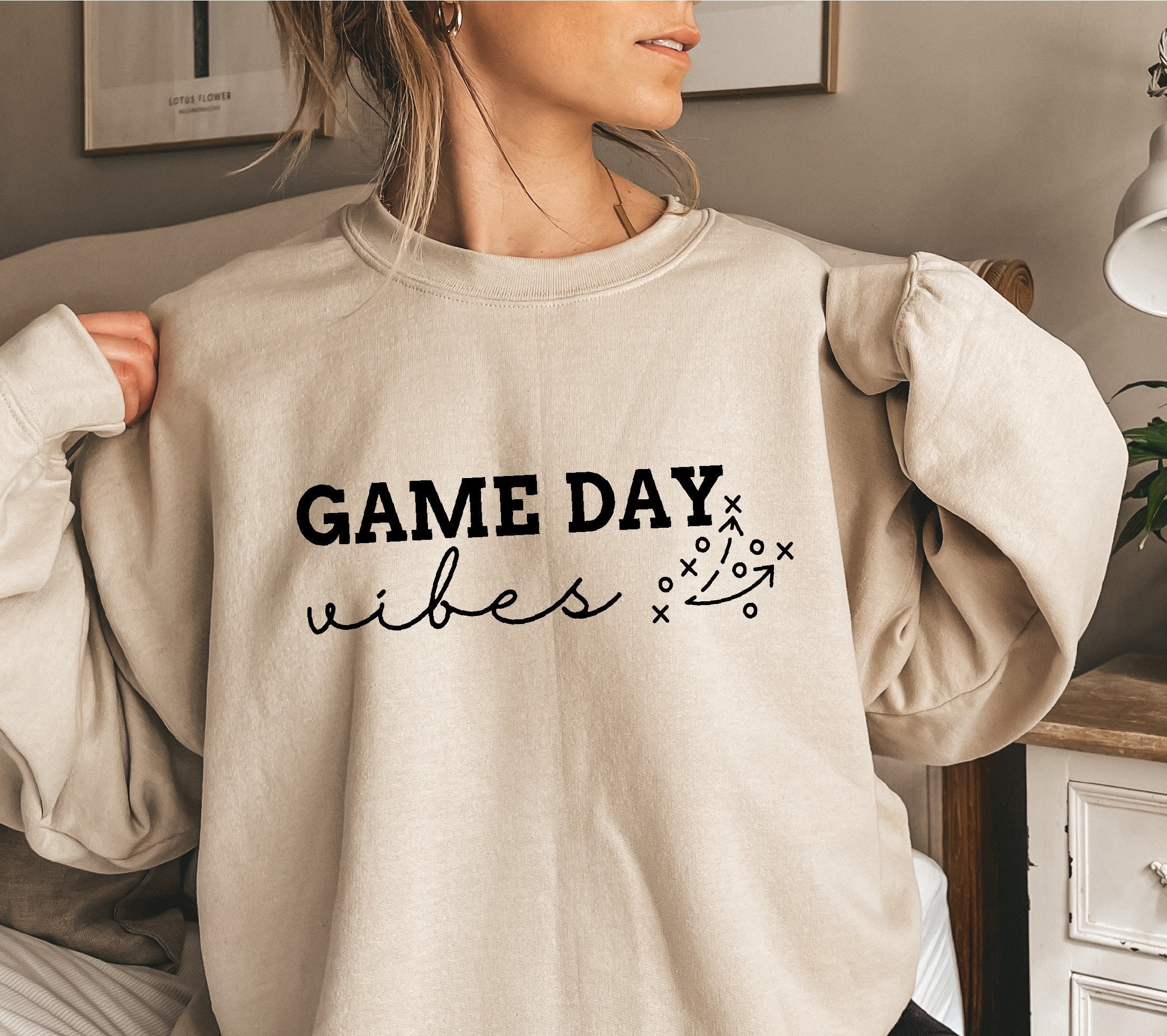 Game Day vibes PUFF sreen print transfer, ready to press, easy shirts transfers, spirit, football, volleyball, basketball, baseball, trendy