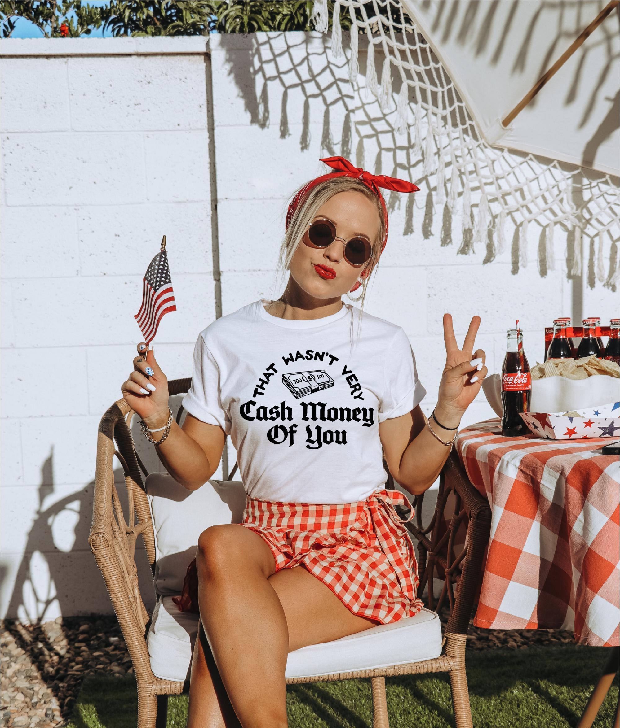 That Wasn't Very Cash Money Of You Sunset Vintage T-Shirt That Wasn't Very Cash Money Of You Sunset Vintage T-Shirt