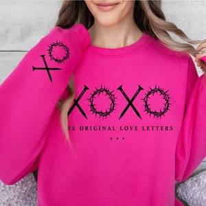 XOXO Original Love Letters Screen print transfer, ready to press, ready to ship, cute easy Valentine Day, southwest, Jesus, easter