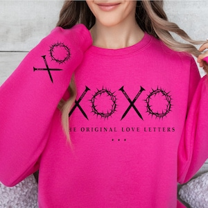 XOXO Original Love Letters Screen print transfer, ready to press, ready to ship, cute easy Valentine Day, southwest, Jesus, easter