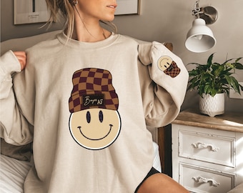 RTS Dtf Boujee AF Ready to press, RTS, cowhide, southwest navajo trendy, pocket only, checkered, beanie, fancy like