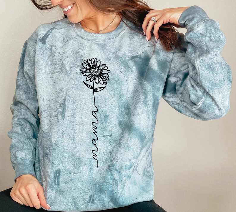 Mama Flower Screen Print Transfer Ready to Press Ready to Etsy