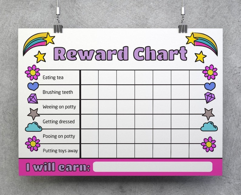 Childrens Reward Charts To Print