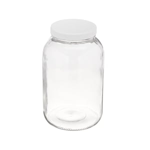 1 Gallon Glass Kombucha Jar, Kombucha Jar with BPA-Free Plastic Lid, Gallon Glass Jar, Fermentation Jar, Kefir Jar, Glass Jar with Lid, Jar