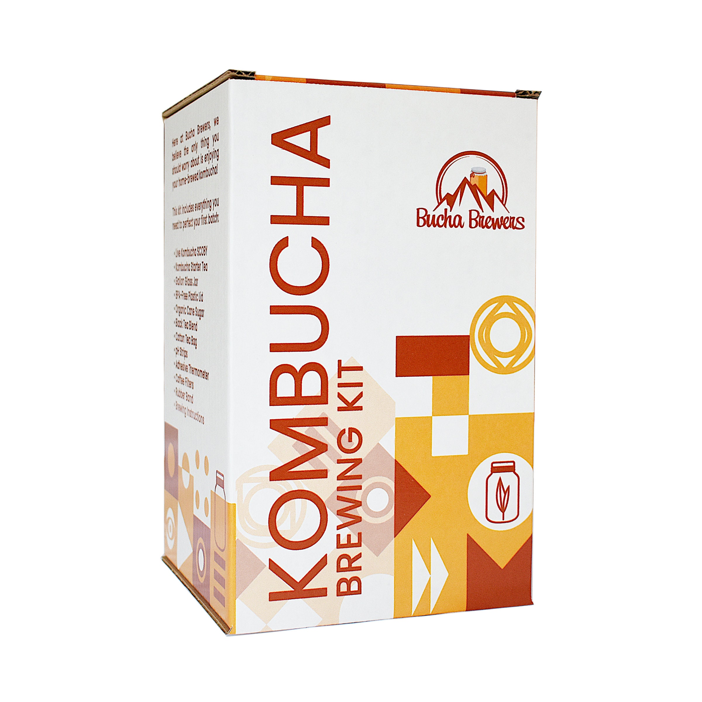 Kombucha Starter Kit- EVERYTHING you need to make your first batch of Kombucha!  Organic Kombucha Kit Make Kombucha Kombucha Brewing Kit DIY