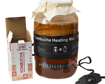 Kombucha Heat Mat - Riscaldatore Kombucha regolabile, Riscaldatore Kombucha, Riscaldatore Kombucha, Riscaldatore fermentatore, Kombucha Heat Wrap Riscaldamento Kombucha