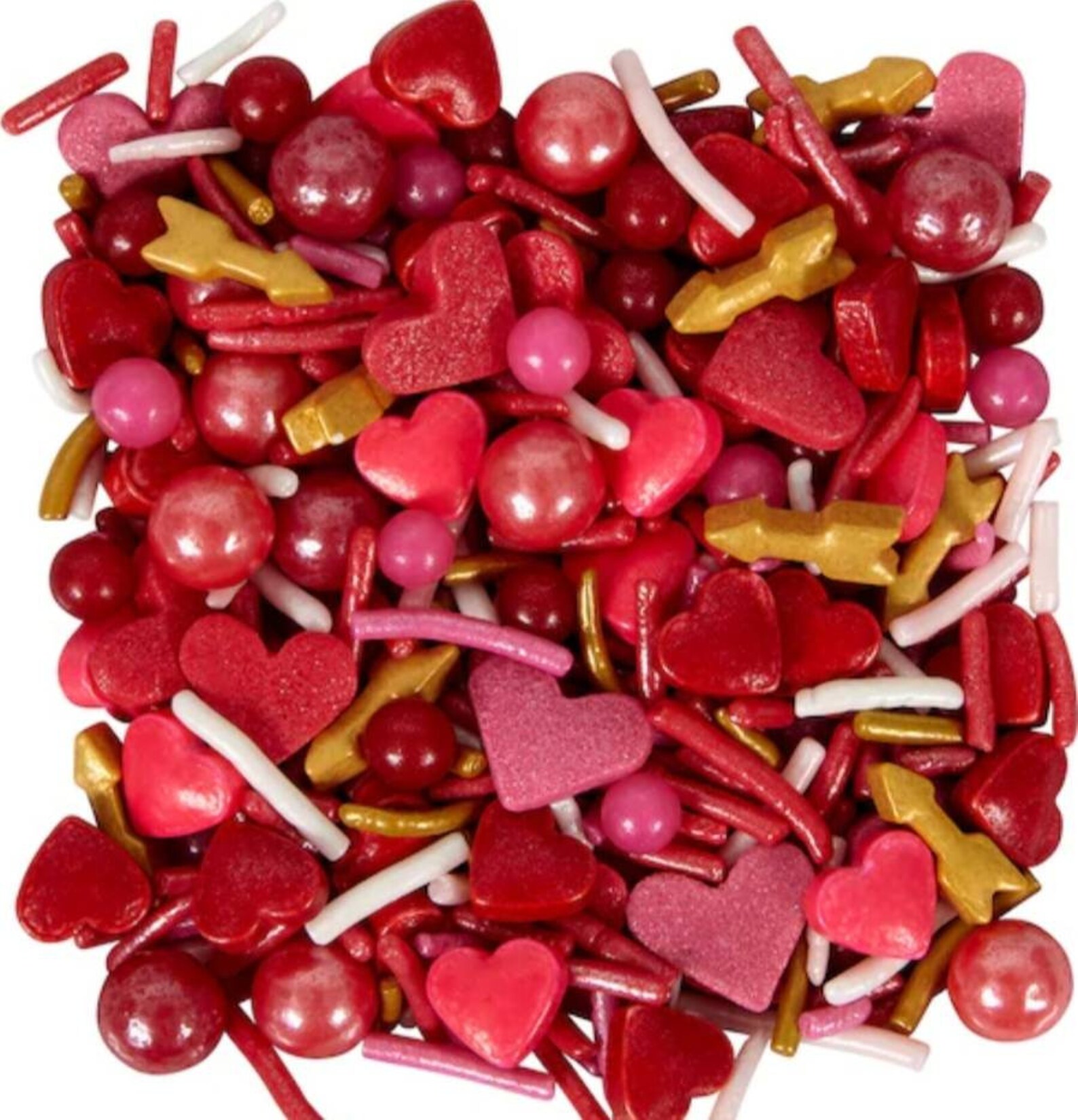 Wilton Sprinkles Red Love Sprinkle Mix 10 oz. Bag Hearts Etsy