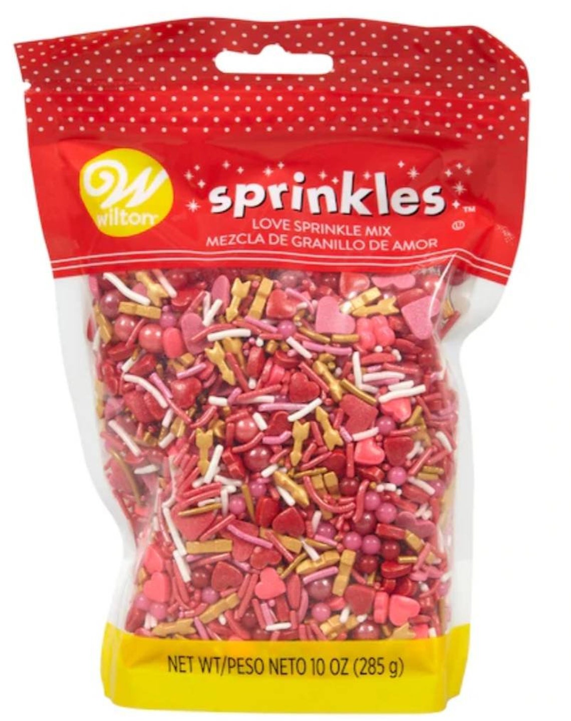 Wilton Sprinkles Red Love Sprinkle Mix 10 oz. Bag Hearts Etsy