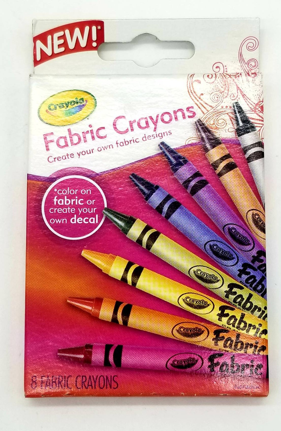 Crayola Fabric Crayons Etsy