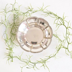 Antique WMF Pearl edge bowl / serving bowl / silver plated