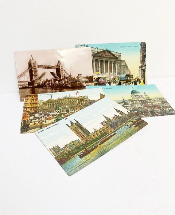 Antique London, England / Souvenir Postcards Photo Collection, Photography, around 1900