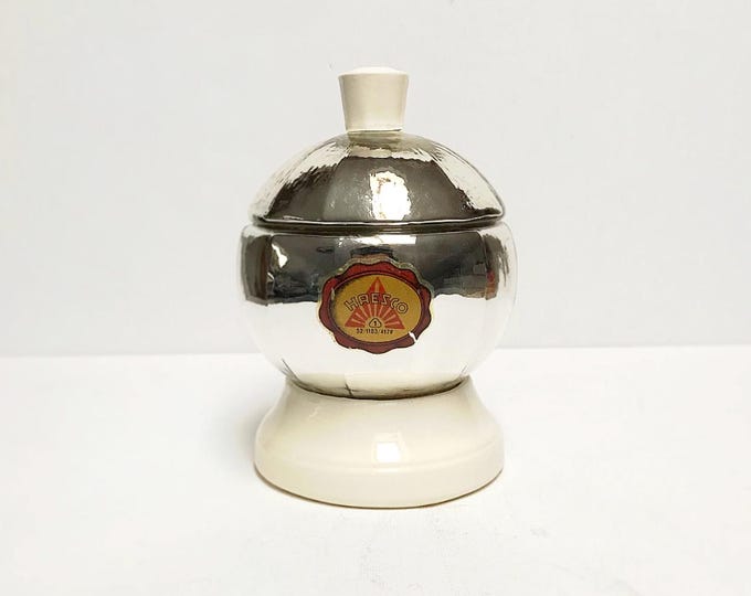 Vintage Mid Century Haesco Cooling Container, Table Butter Cooler, DDR - East German, Serving Lidded Container