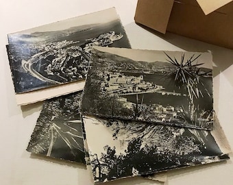 Antique Reclame "Jardin Exotique de Monaco"/ Souvenir Postcards Photo Collection, Photography / 10 Veritables Photographie / Monaco, France