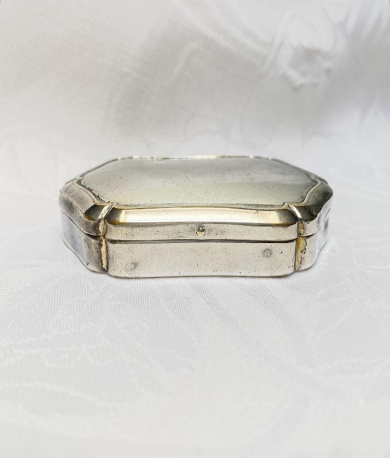 Antique Art Deco WMF pill box, snuff box, lidded box
