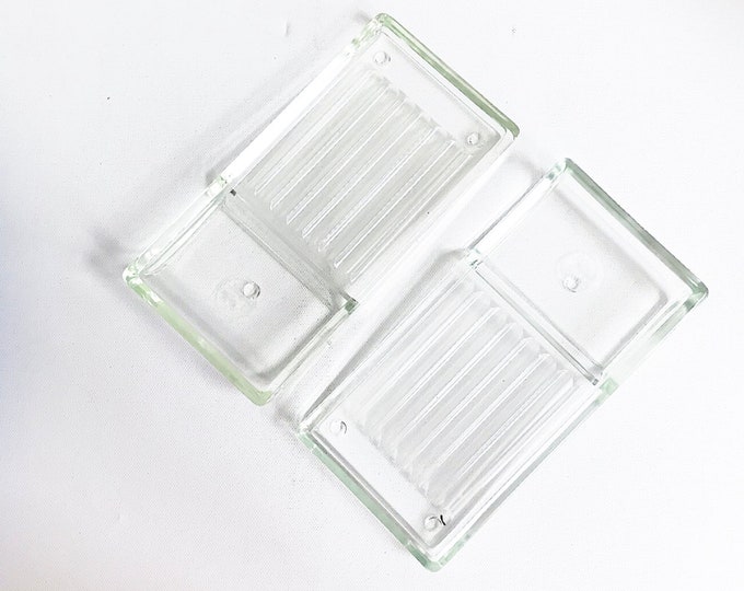 Vintage "Admi" glass shelf for doctor's cabinet, medicine cabinet accessories