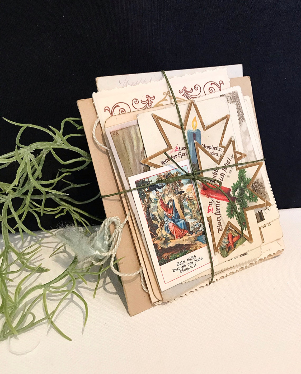 Antique Ephemera / Religious Christian Cards / Verses / Psalms Etsy