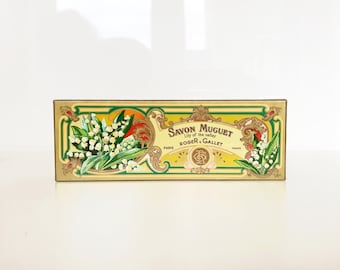 Vintage Roger & Gallet soap, Savon muguet "Lily of the Valley" / Paris, France / bath soap / lily of the valley