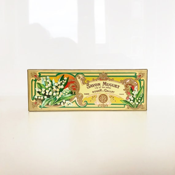 Vintage Roger & Gallet soap, Savon muguet "Lily of the Valley" / Paris, France / bath soap / lily of the valley