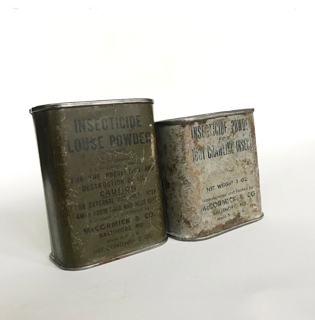 Vintage Art Deco Tin Can 