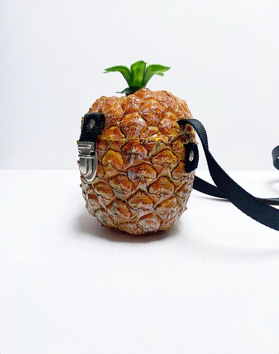 Vintage Art Waves Ananas Designer Tasche – Marianne Maiberg (90er Jahre), Fruit Bag, foto 3 di 5