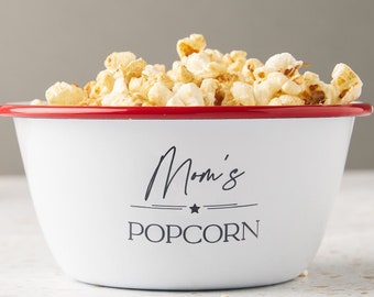 Custom Popcorn Bowl - Personalized Gift - Personalised Bowl for Popcorn Lover - Movie Snack Bowl - Gift for Movie Lover - Popcorn Gifts