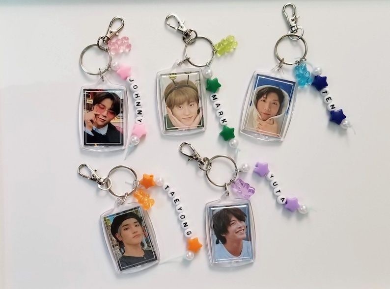 NCT Keychain Kpop Keychain Johnny Ten Yuta Mark Etsy
