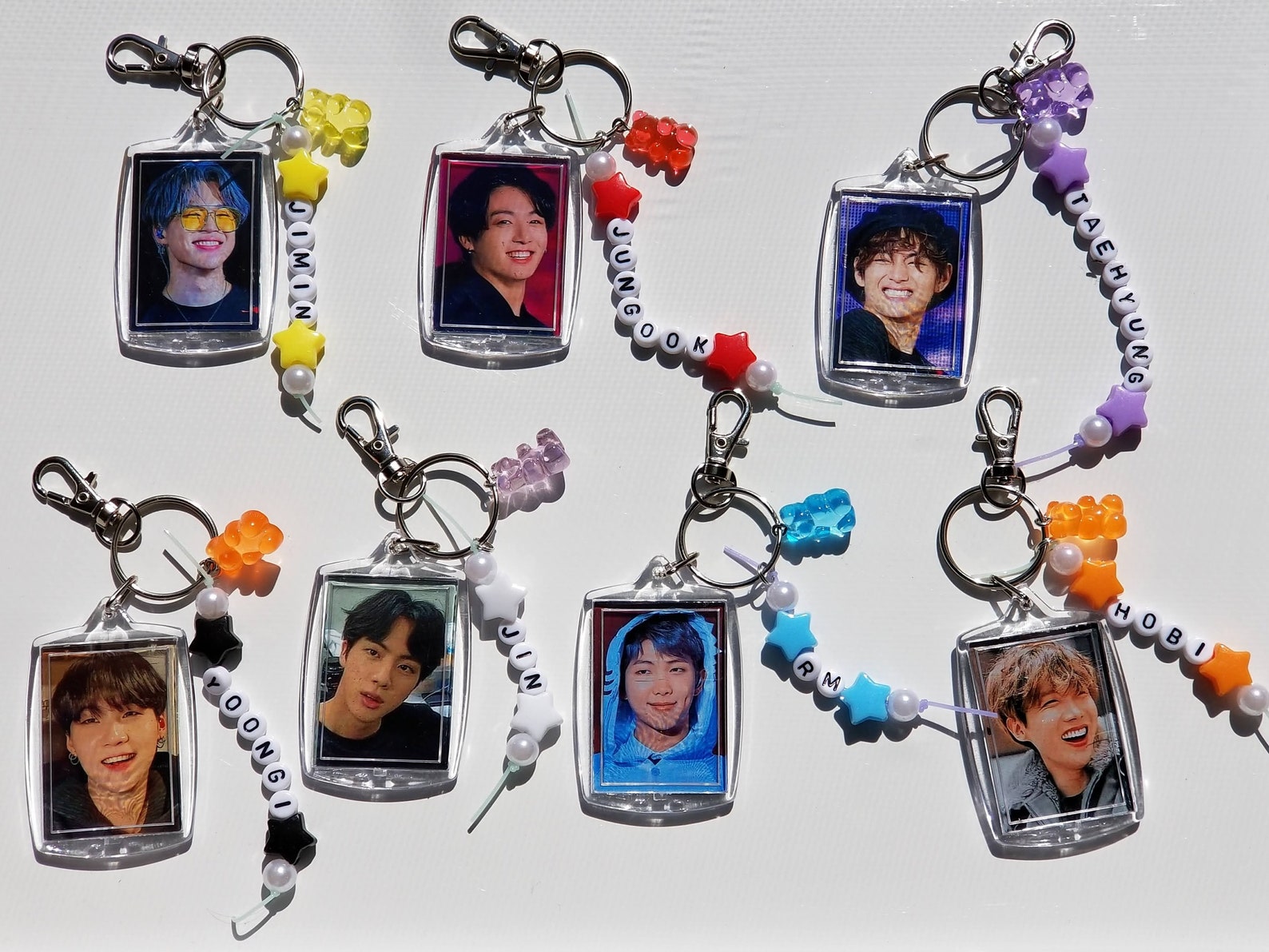 BTS Keychain Kpop Keychain Army Bangtan Kpop Gifts BTS Etsy