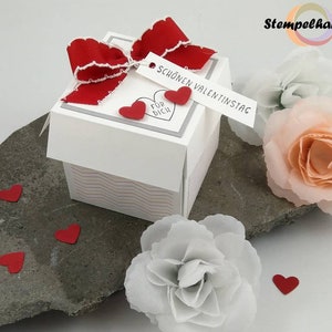 Explosions-Box / Überraschungsbox Liebe Valentinstag Jahrestag Hochzeitstag READY2FINISH Bild 2