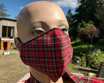 Limited Edition fabric Face covering mask with non woven filter