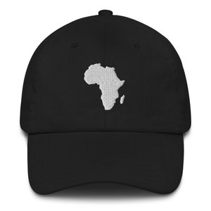 África Continente Mapa Mundial Raíces Africanas Mapa de África Sombrero de Identidad