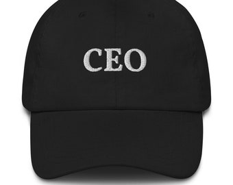 CEO Motivational Black Business Owner Successful Affirmations Hat